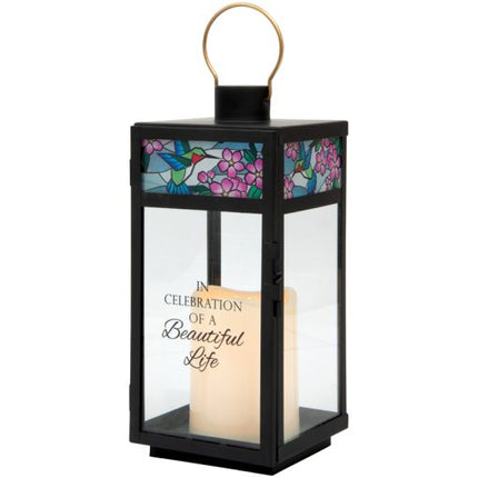 In Celebration Stained Glass Lantern