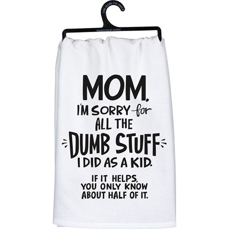 Dumb Stuff Kitchen Towel image 0