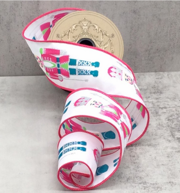 Pink Nutcracker Ribbon 2.5"x10yd