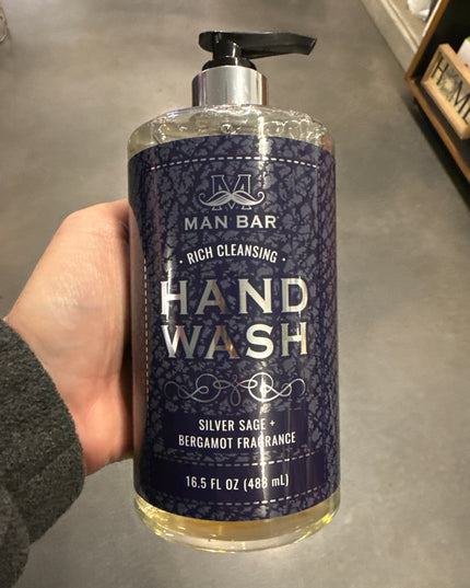 Man Bar Hand Wash - Silver Sage and Bergamot