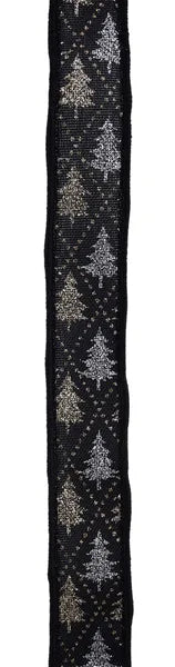 7/8" x 10yd Glitter Tree/Harlequin