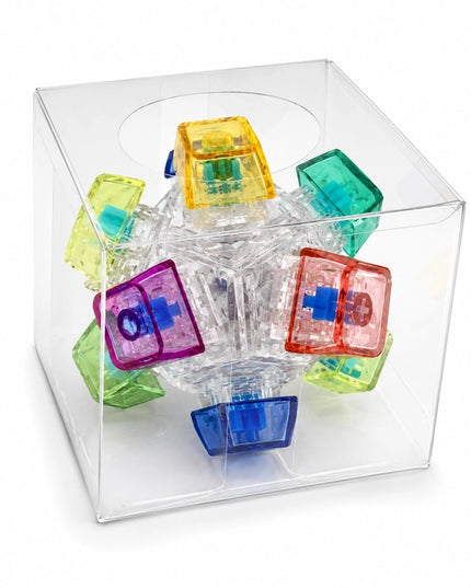 Fidget Button Ball Silicone Sensory Stress Toy