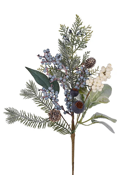 16"L Berry/Rose Hip/Spruce Pick