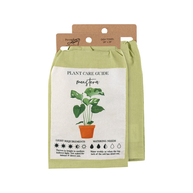 Monstera Guide Kitchen Towel image 0