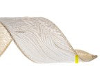 Ivory Abstract Grain Ribbon image 1