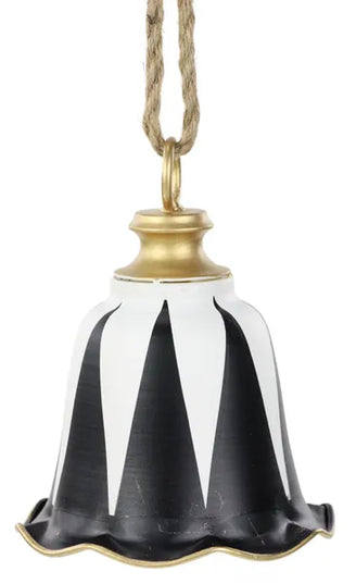 6.5"Lx6.25"W x 8"H Metal Bell Ornament