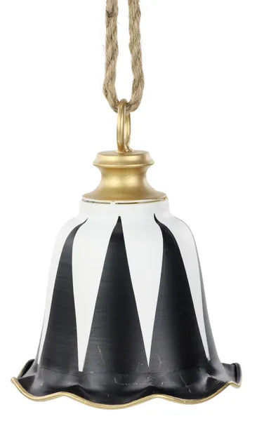 6.5"Lx6.25"W x 8"H Metal Bell Ornament