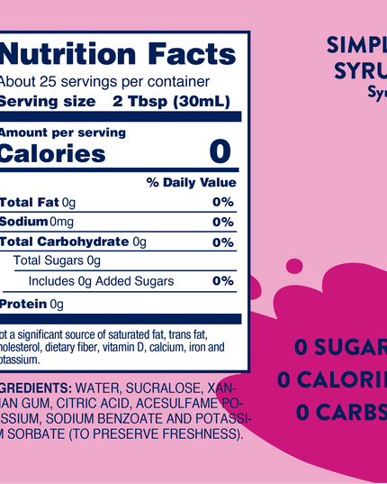 Sugar Free Simple Syrup