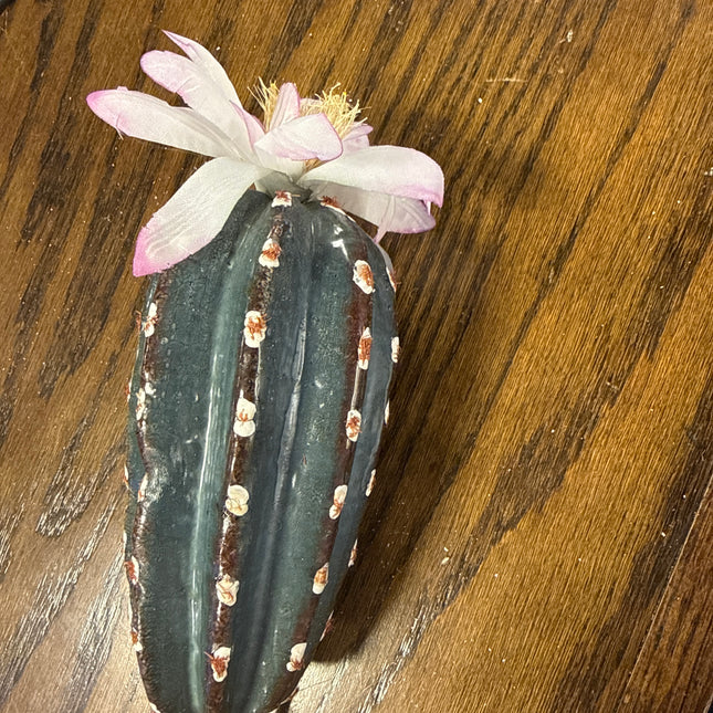 Faux Blooming Cactus Stems