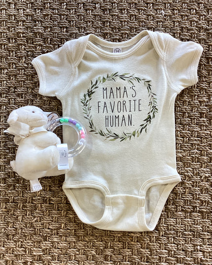 Mama's Favorite Human Bodysuit image 0