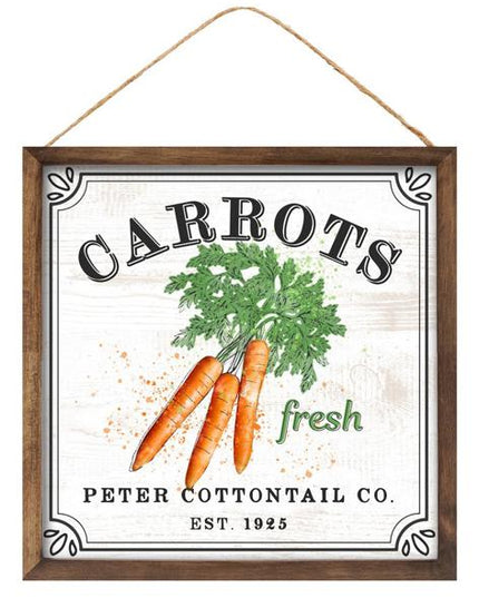 10" Fresh Carrot Sign image 0