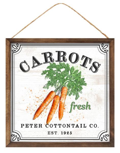 10" Fresh Carrot Sign image 0