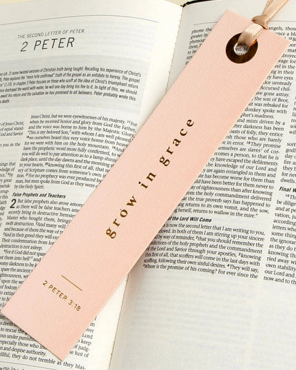 Grow in Grace Scripture Bookmark