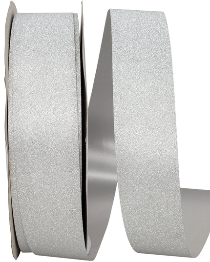 DELUXE JEWEL DUST RIBBON 1 3/8" x 100Y White 030