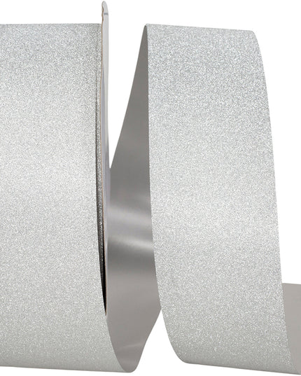 DELUXE JEWEL DUST RIBBON 2"x 100Y White 030