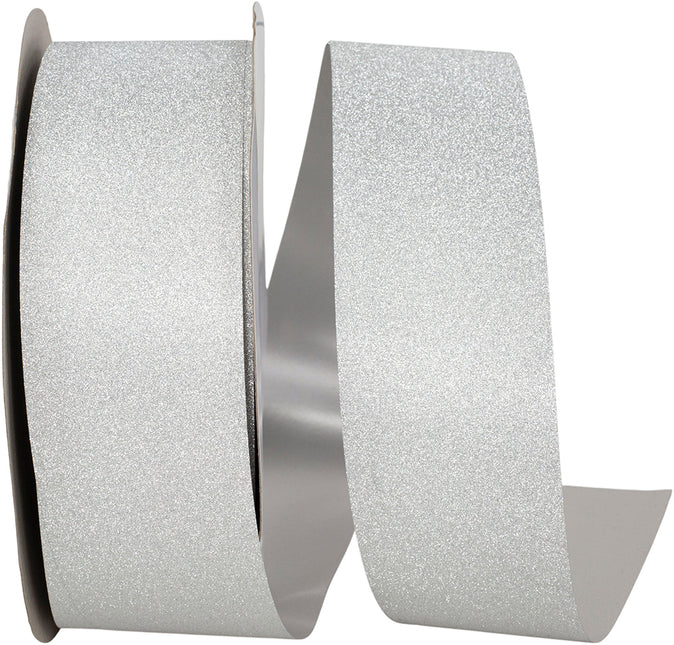 DELUXE JEWEL DUST RIBBON 2"x 100Y White 030
