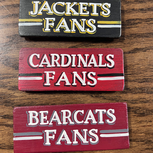 Hand Painted School Spirit Magnet image 0