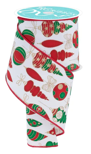 4" x 10yd Hanging Christmas Ornaments