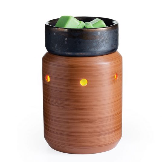 Pewter Walnut Midsize Illumination Fragrance Warmer image 0