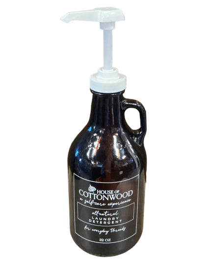 House of Cottonwood Laundry Pump Glass Bottle