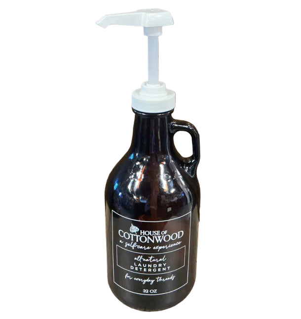 House of Cottonwood Laundry Pump Glass Bottle