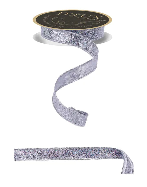 7/8" x 10yd Laser Glitter/Fused
