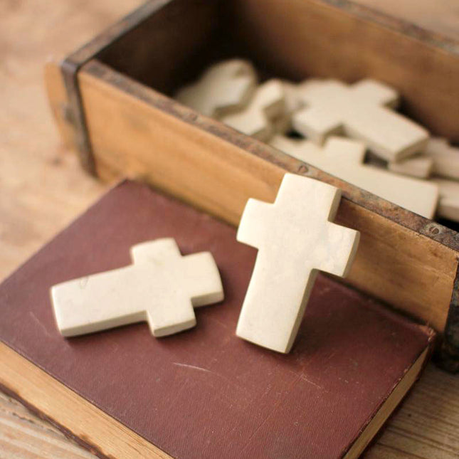 Ivory Stone Cross image 0