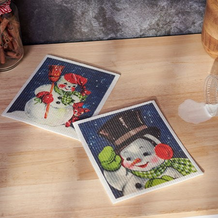 Snowman Swedish Dishcloths image 0