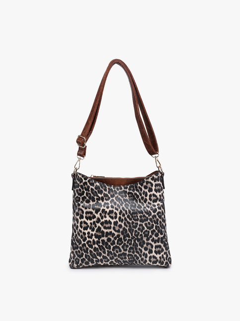 Emma 3 Compartment Crossbody w/ Snap Closure Purse