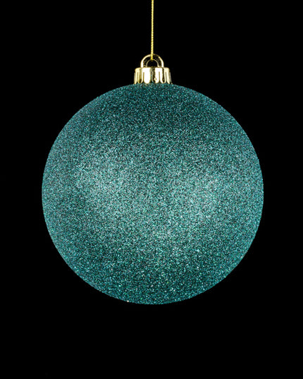 150MM Glittered Ball Dark Teal image 0