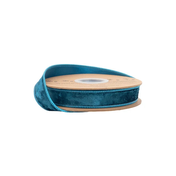 1" Wired Heritage Velvet Ribbon | 10 Yard Roll