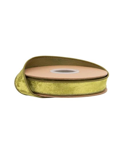 1" Wired Heritage Velvet Ribbon | 10 Yard Roll