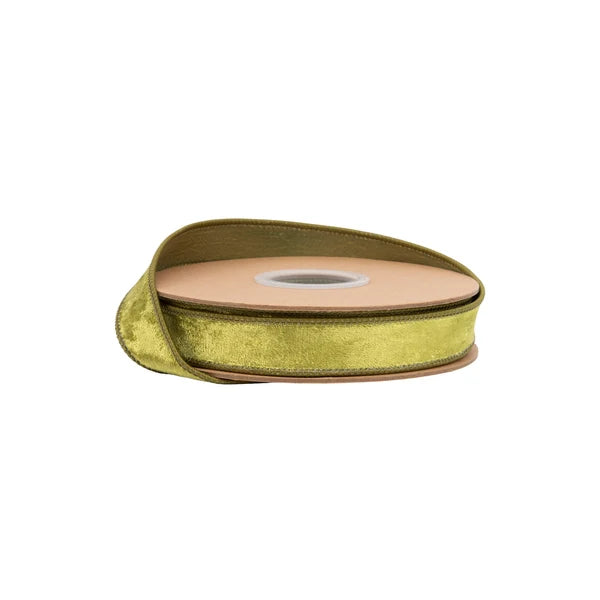 1" Wired Heritage Velvet Ribbon | 10 Yard Roll