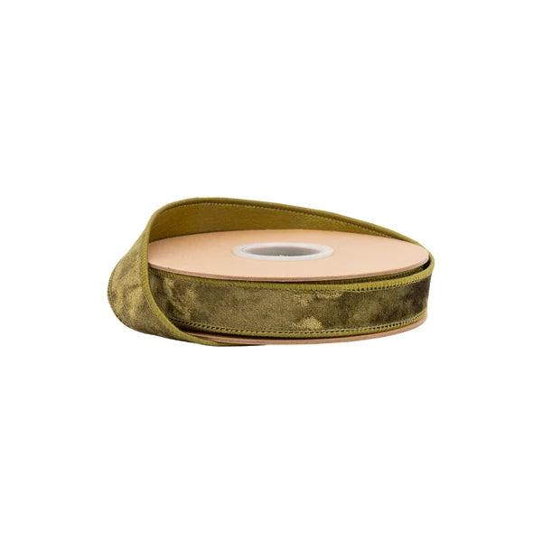 1" Wired Heritage Velvet Ribbon | 10 Yard Roll