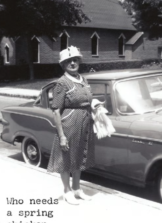 Spring Chicken Greeting Card