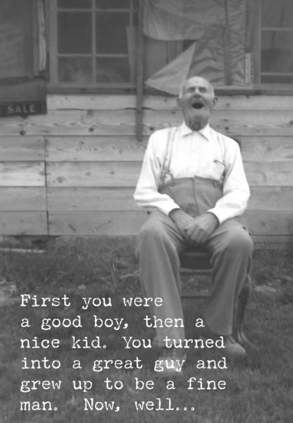 Old Fart Greeting Card