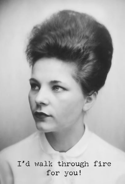 Walk Through Fire Greeting Card