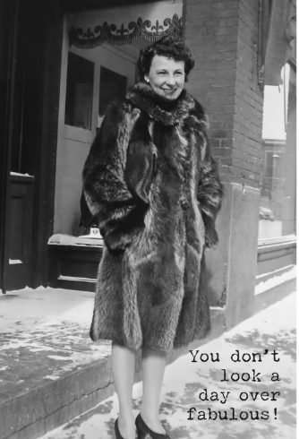 You Don't Look Greeting Card