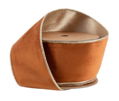 2.5"x10Y Reversible Classic Velvet Wired Ribbon