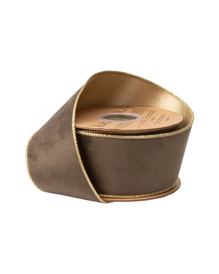 2.5"x10Y Reversible Classic Velvet Wired Ribbon