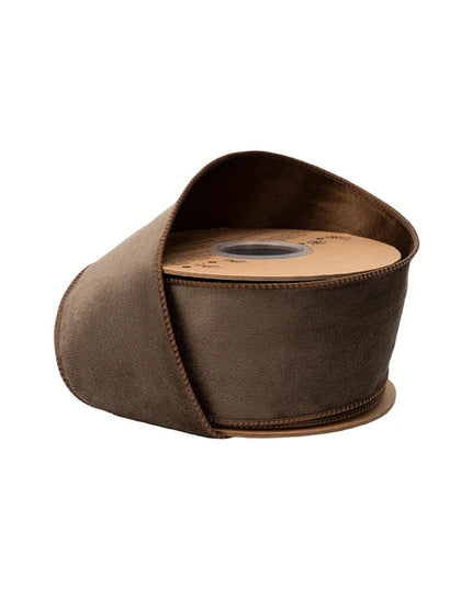 2.5"x10Y Reversible Classic Velvet Wired Ribbon