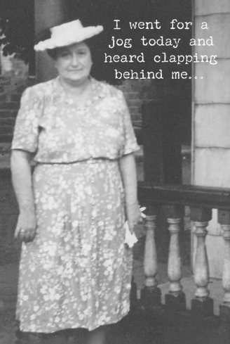 Jog Today Greeting Card