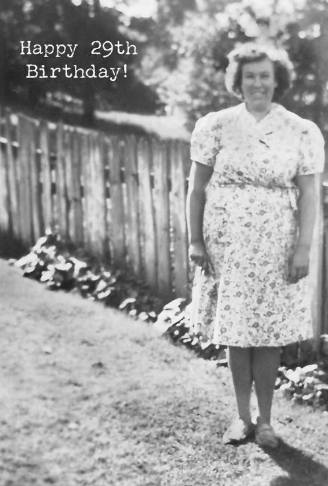 29th Birthday Greeting Card