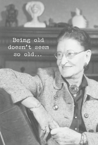 Being Old Greeting Card