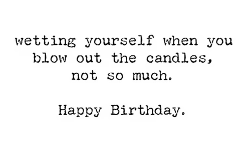 Growing Old Greeting Card