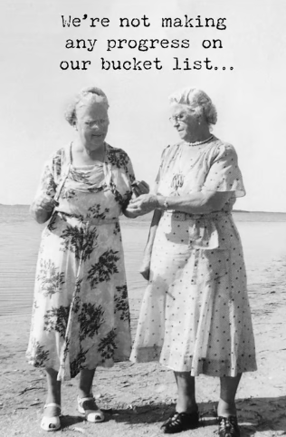 Bucket List Greeting Card