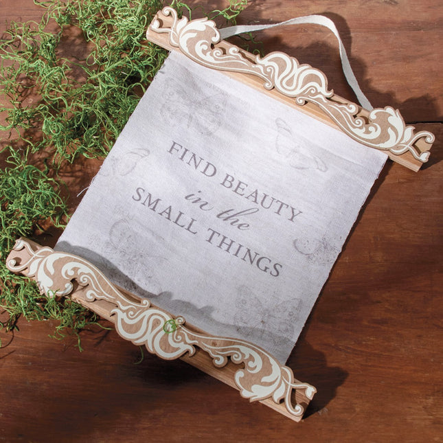 Find Beauty in the Small Things Hanging Decor image 0