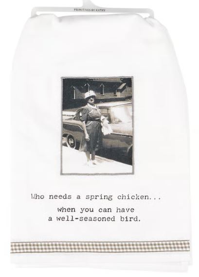 Spring Chicken Kitchen Towel
