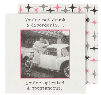 Spirited Beverage Napkin
