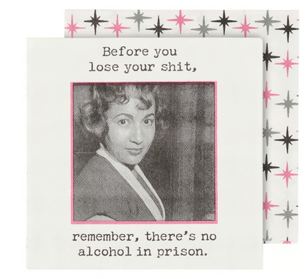 No Alcohol Beverage Napkin